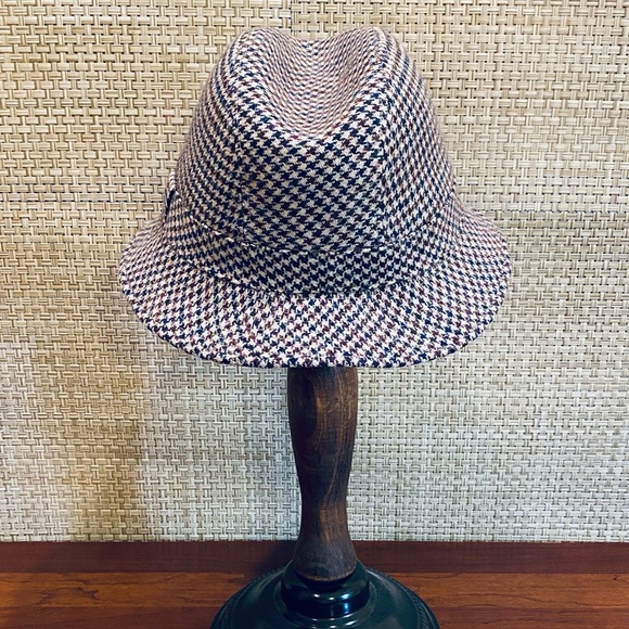 🌟3xHP🌟VTG Wool Houndstooth Walking Hat by Country Gentleman L - Picture 6 of 13
